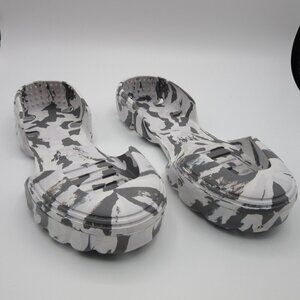 Vans Swap It Modular Rubber Soles Outer Shoe Covering Gray White Tie Dye 5